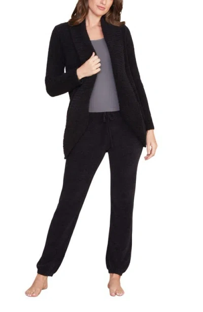 Barefoot Dreams Cozychic™ Chenille Circle Cardigan In Black