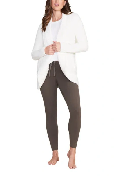 Barefoot Dreams Cozychic™ Chenille Circle Cardigan In White