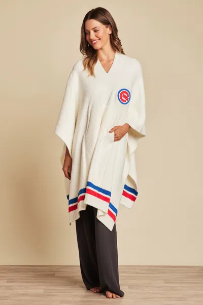 Barefoot Dreams Cozychic® Chicago Cubs™ 3 In 1 Poncho In Cubs Multi