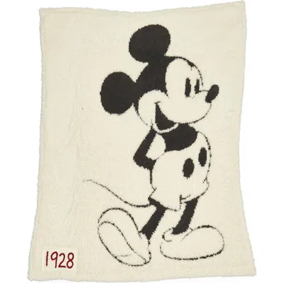 Barefoot Dreams Cozychic® Classic Disney® Baby Blanket In Cream/carbon Mickey