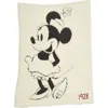 Barefoot Dreams Cozychic® Classic Disney® Baby Blanket In Cream/carbon Minnie