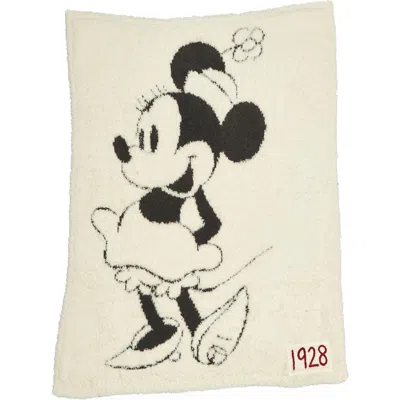 Barefoot Dreams Cozychic® Classic Disney® Baby Blanket In Cream/carbon Minnie