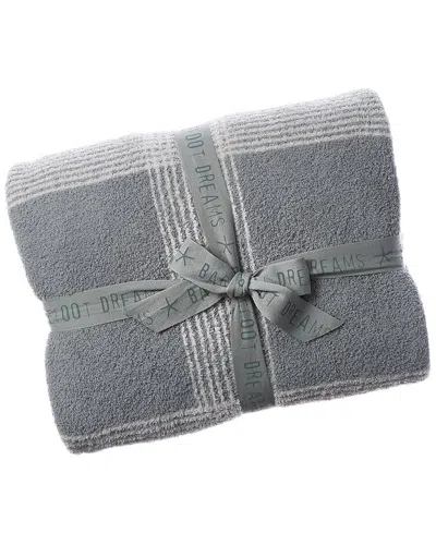 Barefoot Dreams Cozychic Classic Plaid Blanket In Gray
