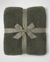 Barefoot Dreams Cozychic Color Block Throw In Khaki Green Multi