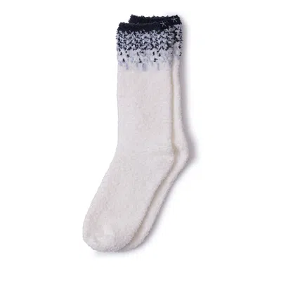 Barefoot Dreams Cozychic Confetti Socks In White