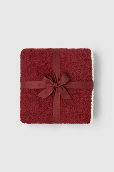 Barefoot Dreams Cozychic® Contrast Tip Blanket In Red