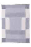 Barefoot Dreams Cozychic® Costa Block Throw Blanket In Gray