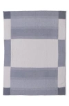 Barefoot Dreams Cozychic® Costa Colorblock Stroller Blanket In Gray