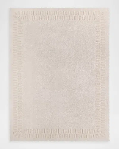 Barefoot Dreams Cozychic Cotton Shell Texture Throw, 54" X 72" In Neutral