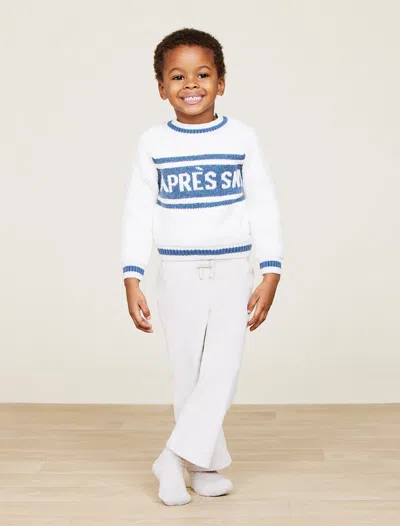 Barefoot Dreams Babies' Cozychic® Cotton Toddler Apres Pullover In Blue