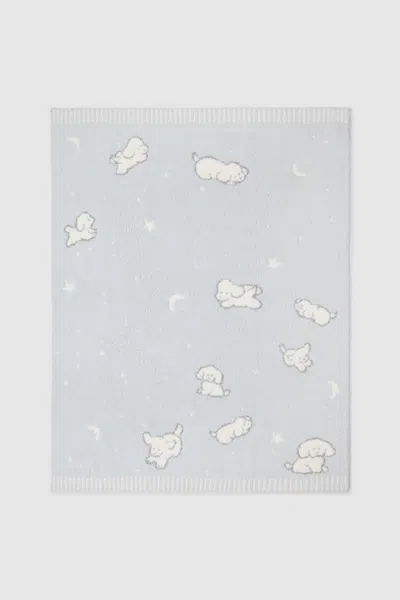 Barefoot Dreams Cozychic® Counting Puppies Stroller Blanket In Blue