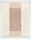 Barefoot Dreams Cozychic Cova Center Stripe Throw Blanket In Neutral