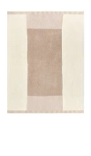Barefoot Dreams Cozychic Cova Center Stripe Throw Blanket In Multi