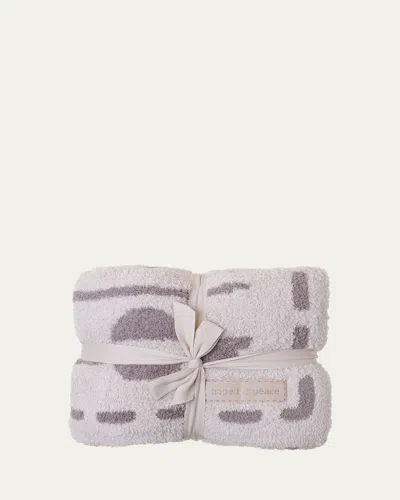 Barefoot Dreams Cozychic Covered In Prayer Throw In Stone-beach Rock