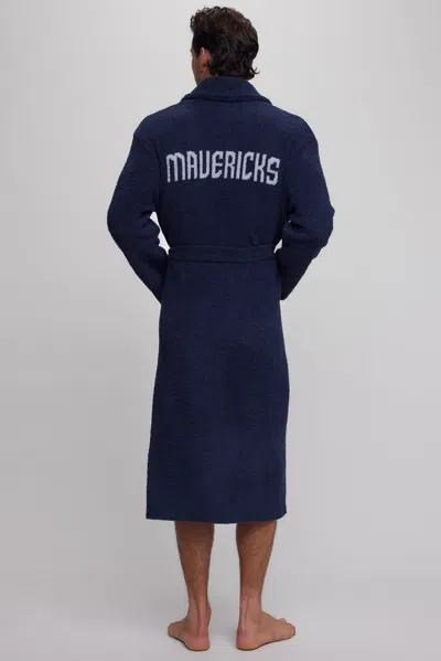Barefoot Dreams Cozychic® Dallas Mavericks™ Unisex Robe In Blue