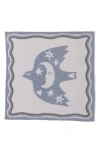 Barefoot Dreams Cozychic® Desert Bird Receiving Blanket In Blue