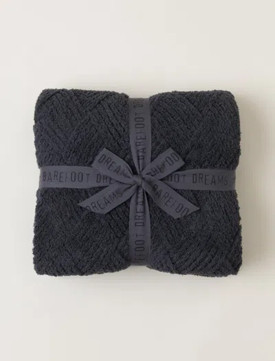 Barefoot Dreams Cozychic® Diamond Weave Blanket In Blue