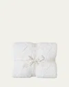 Barefoot Dreams Cozychic Diamond Weave Blanket In Cream