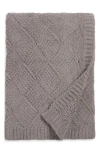 Barefoot Dreams Cozychic™ Diamond Weave Blanket In Gray