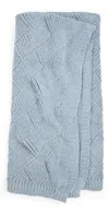 Barefoot Dreams Cozychic Diamond Weave Throw Moonbeam In Moonbeam
