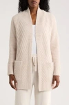 Barefoot Dreams ® Cozychic™ Directional Ribbed Cardigan In Neutral