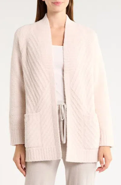 Barefoot Dreams ® Cozychic™ Directional Ribbed Cardigan In Neutral