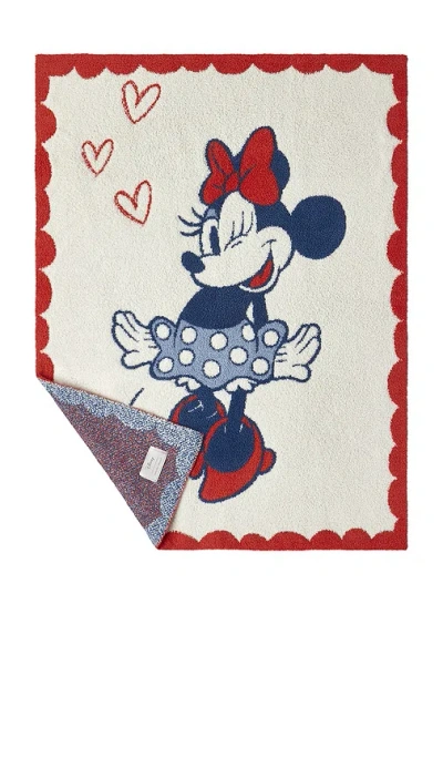 Barefoot Dreams Cozychic Disney Minnie Love Æ¯›æ¯¯ Â€“ Æ··å¥¶æ²¹è‰². Å°ºç � All. In Neutral