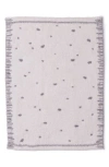 Barefoot Dreams Cozychic® Dot Stroller Blanket In Purple