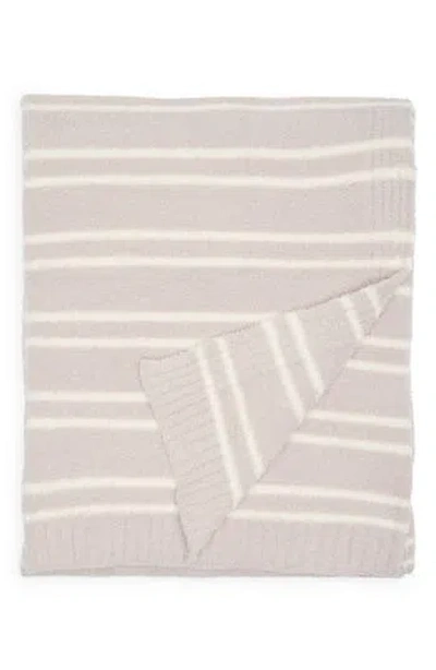 Barefoot Dreams ® Cozychic® Double Stripe Throw Blanket In Sandstone/cream