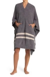 Barefoot Dreams Cozychic® Everything Cozy Lounge Poncho In Graphite/ Stone