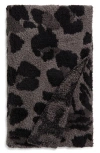Barefoot Dreams Cozychic® Exploded Leopard Throw Blanket In Black