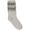 Barefoot Dreams ® Cozychic® Fair Isle Socks In Gray