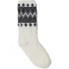 Barefoot Dreams ® Cozychic® Fair Isle Socks In White