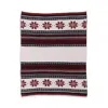 Barefoot Dreams Cozychic Fair Isle Throw, 54 X 72 In Red