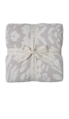 Barefoot Dreams Cozychic Fauna Leopard Throw In Stone & Cream