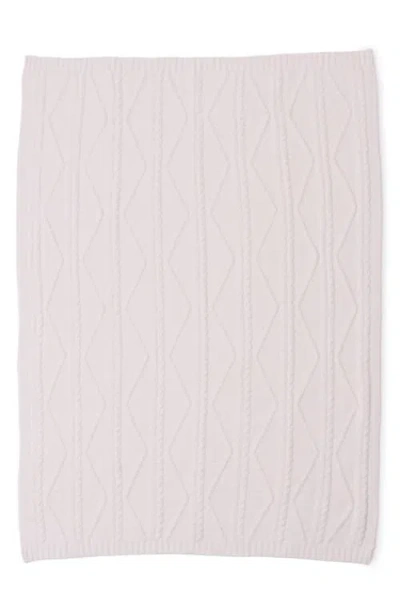 Barefoot Dreams Cozychic® Fisherman Cable Throw Blanket In Neutral