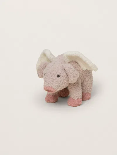 Barefoot Dreams Cozychic® Flying Pig Buddie In Pink