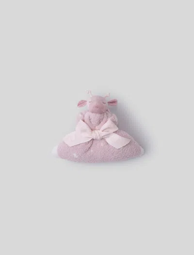 Barefoot Dreams Cozychic® Giraffe Lovey In Pink
