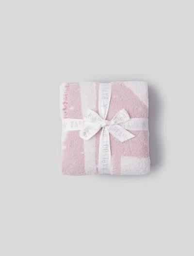 Barefoot Dreams Cozychic® Giraffe Stroller Blanket In Dusty Rose Multi