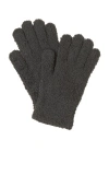 Barefoot Dreams Cozychic Gloves In 碳黑色