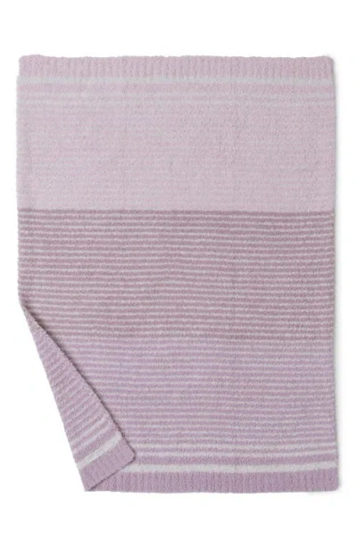Barefoot Dreams Babies'  Cozychic® Gradient Stripe Stroller Blanket In Neutral