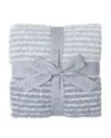 Barefoot Dreams Cozychic Gradient Stripe Stroller Blanket In Platinum Multi