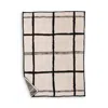 Barefoot Dreams Cozychic Grid Plaid Throw In Stone/black