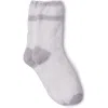 Barefoot Dreams Cozychic™ Half Crew Socks In Gray