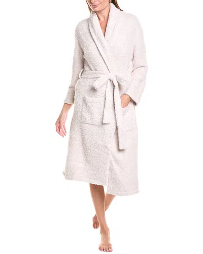 Barefoot Dreams Cozychic Heathered Unisex Robe In Heathered Dusty Rose