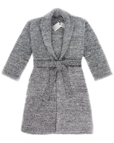 Barefoot Dreams Cozychic Heathered Robe In Graphite
