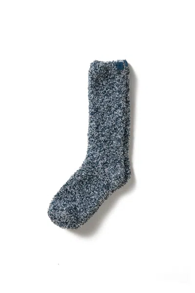 Barefoot Dreams Cozychic® Heathered Socks In Heathered Midnight Teal