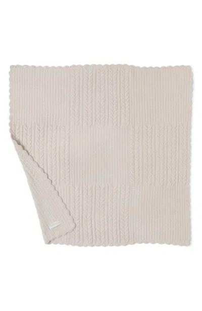 Barefoot Dreams Cozychic® Heirloom Receiving Blanket In Stone