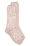 Barefoot Dreams ® Cozychic™ Herringbone Gripper Crew Socks In Neutral