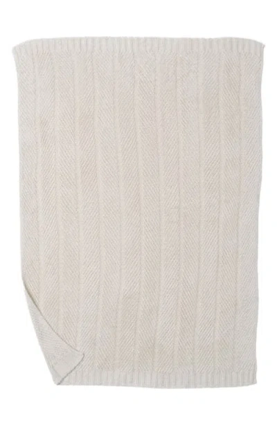 Barefoot Dreams Cozychic® Herringbone Throw Blanket In Cream